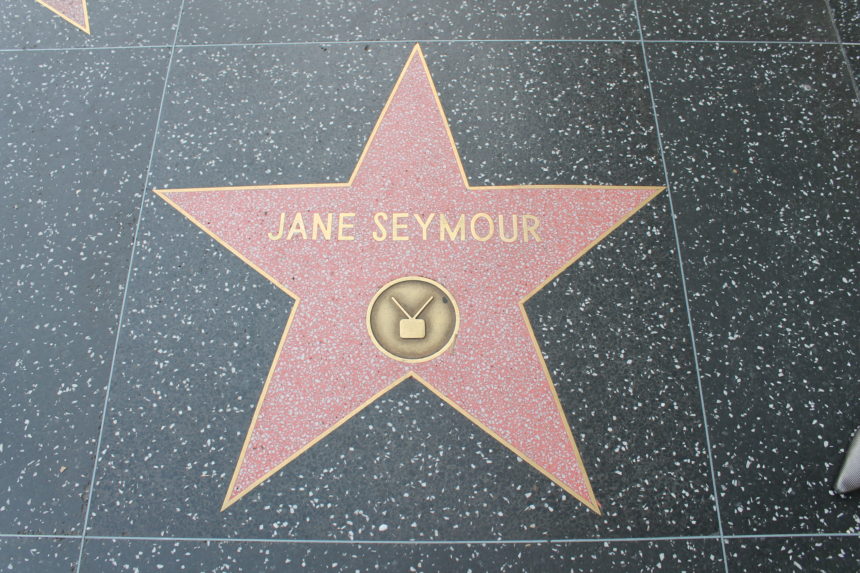 Star of Jane Seymour on Hollywood Walk of Fame in Hollywood, Los Angeles, California