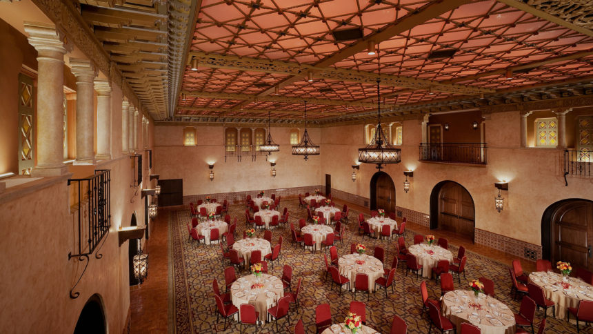 The Blossom Ballroom at the Hollywood Roosevelt Hotel in Hollywood, CA