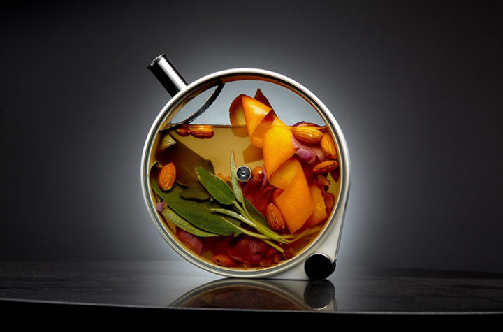 The Porthole Cocktail at The Aviary Cocktail Bar in Chicago