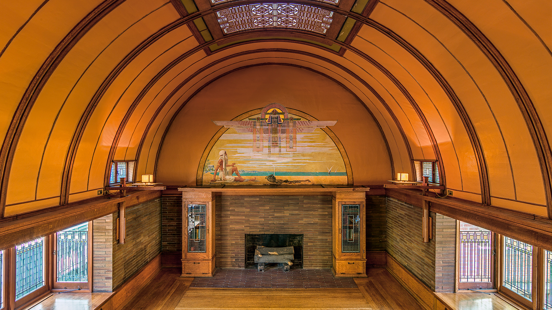 Frank Lloyd Wright's home in Chicago