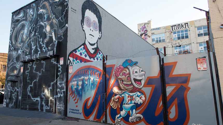 Met mural at Bushwick in New York City