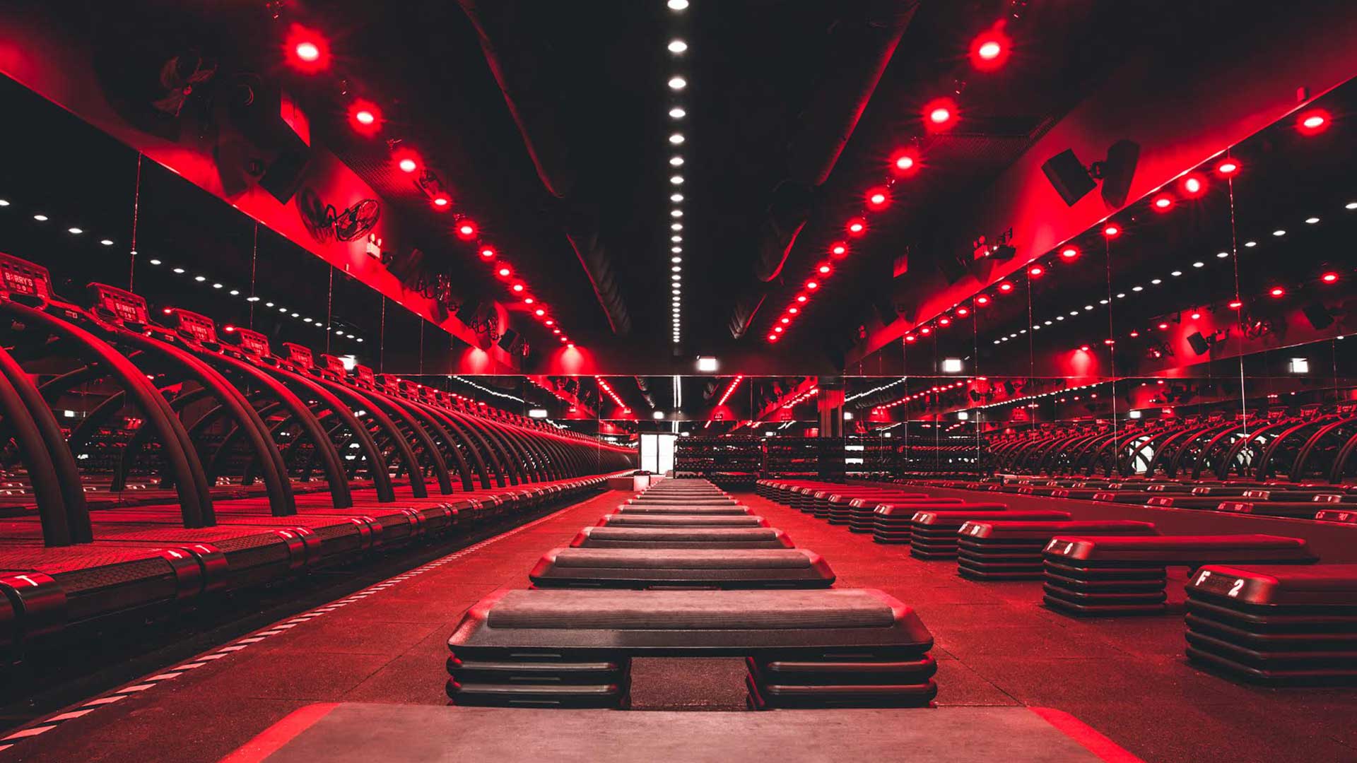 Barry's Bootcamp fitness studio in NoMad, New York City.