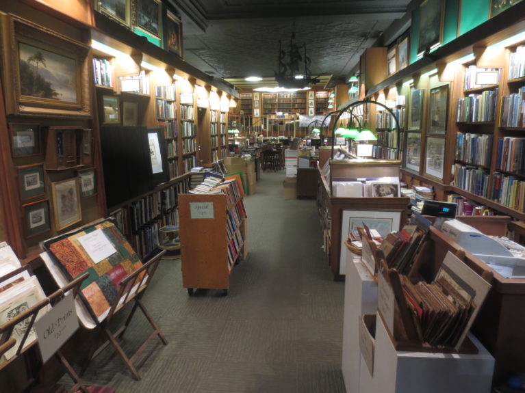 The inside of Argosy bookstore in New York City