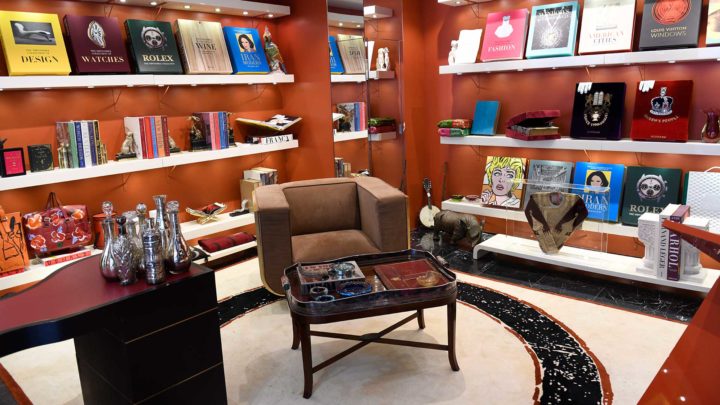 The inside of Assouline bookstore in New York City
