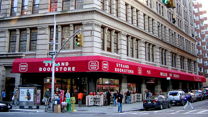 The Strand bookstore in New York City